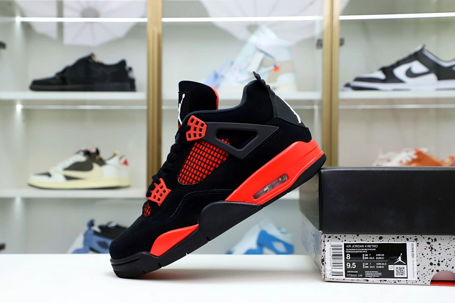 AIR 'RED RETRO 4 JORDAN THUNDER' 0905